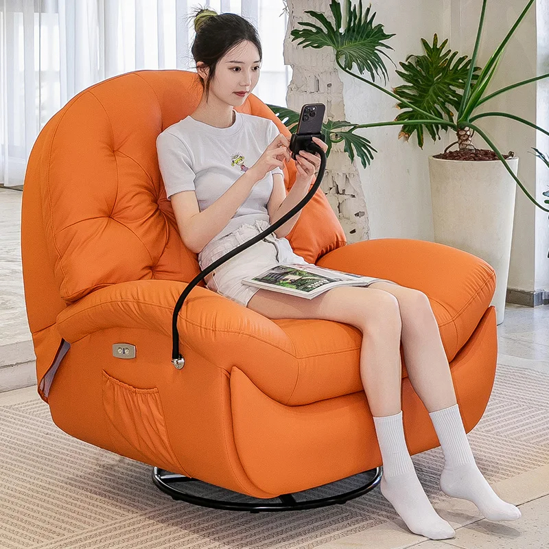 Electric Leather Recliner Sofa Multifunctional Living Room Furniture