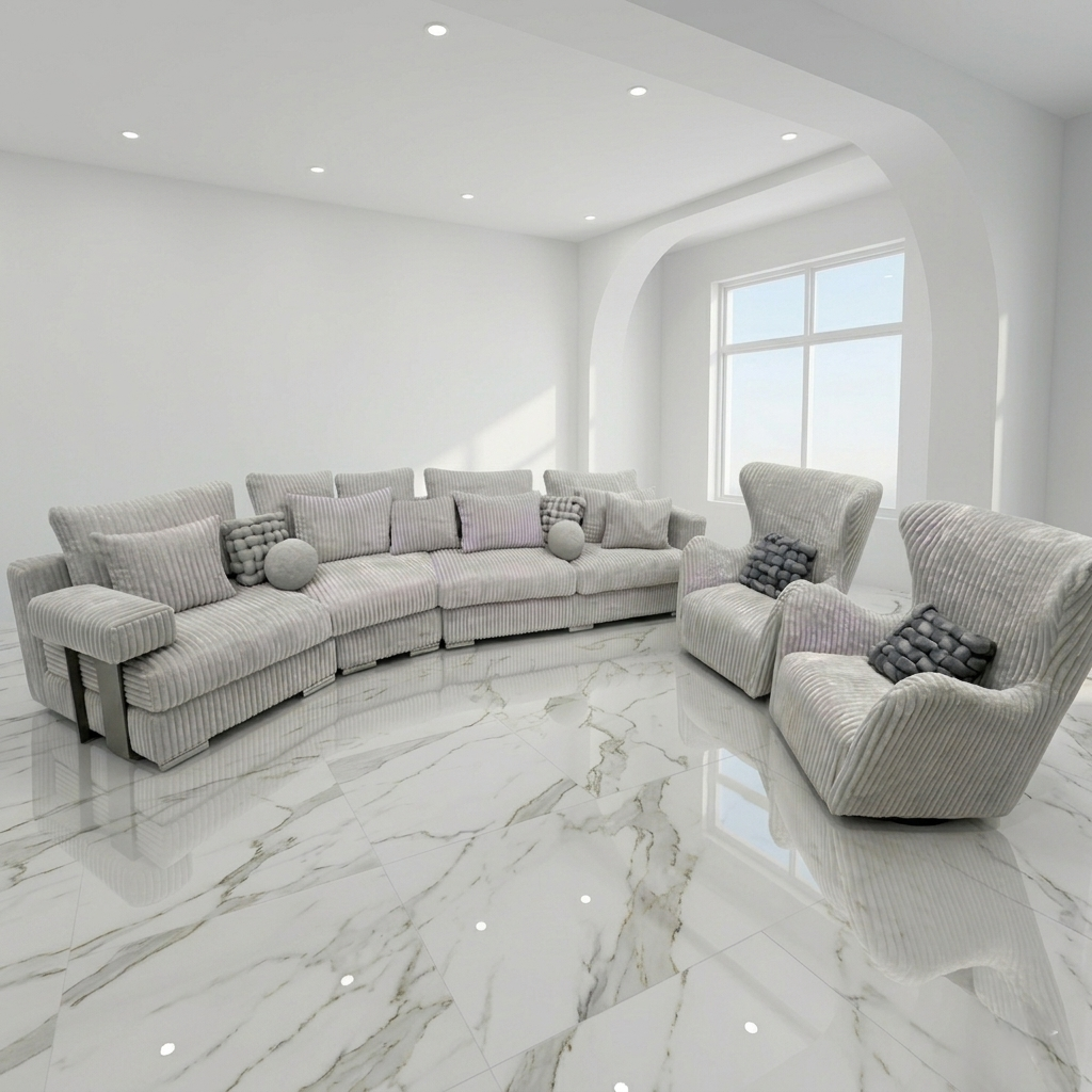 Luna Curve Modular Sofa Set