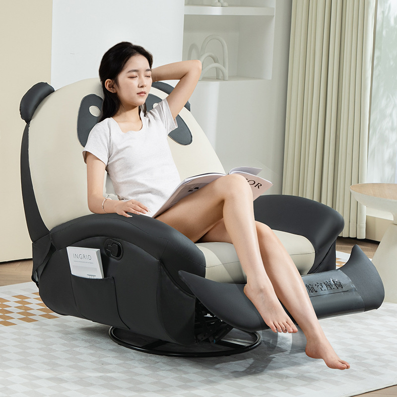 Electric Panda Leather Recliner Multifunctional Sofa