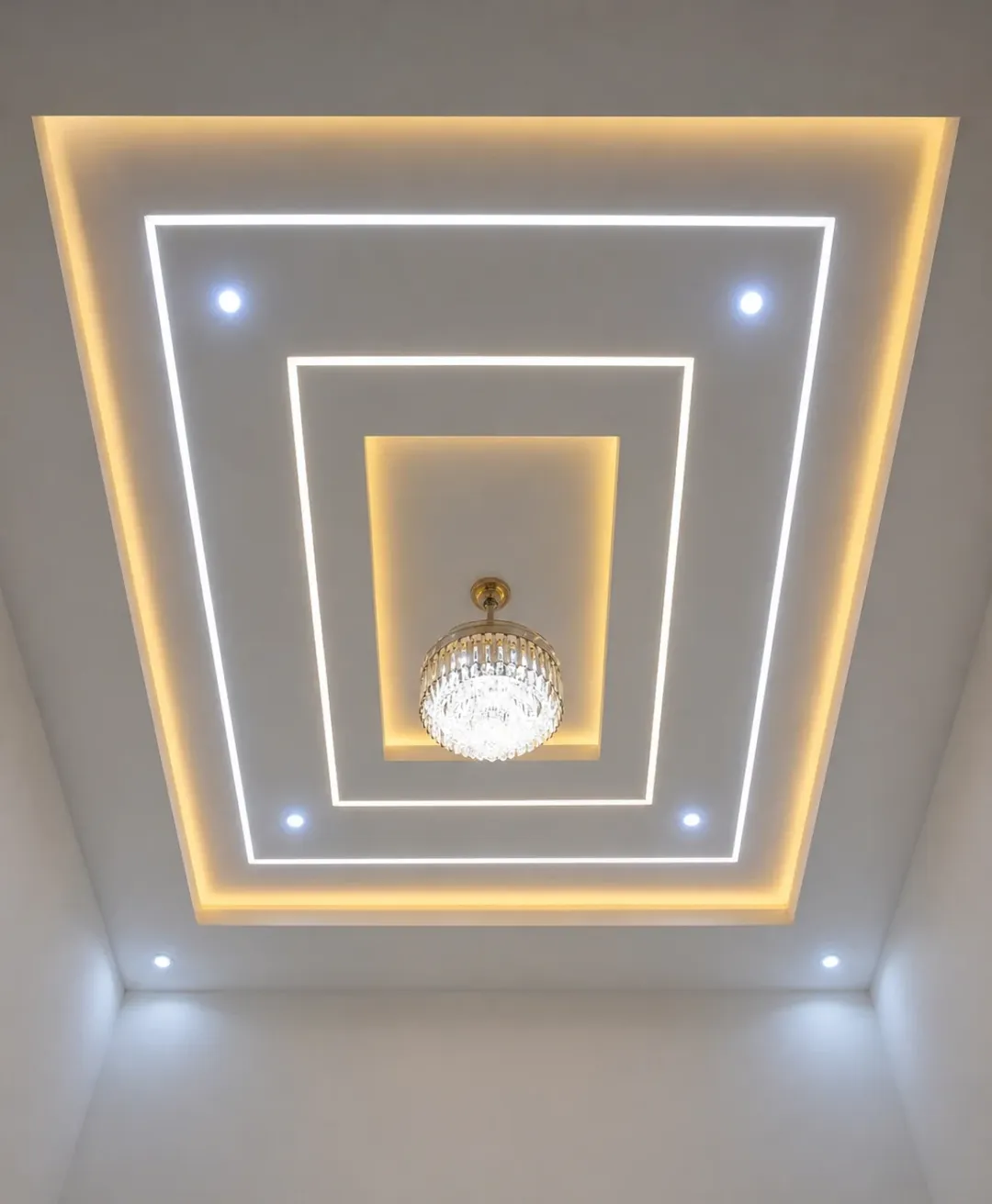 Bespoke ceiling detail in a luxury interior