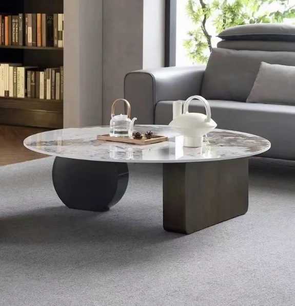 Luxury oval center table
